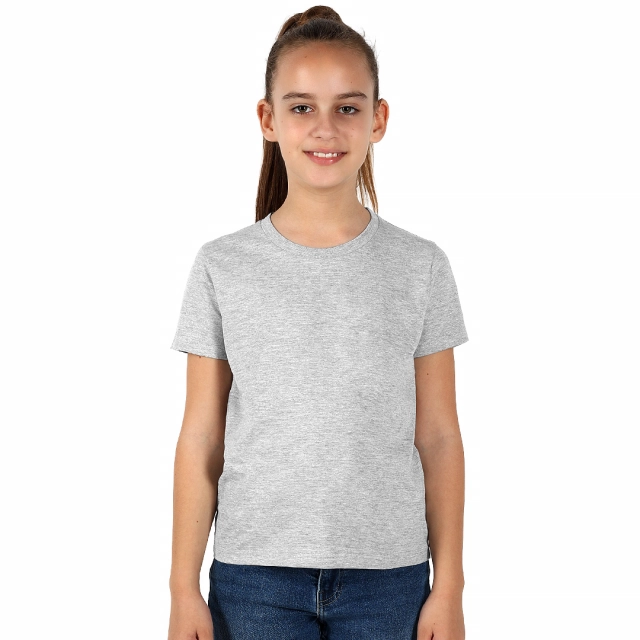 TERRA KID, dečja majica od organskog češljanog pamuka, 150g/m2, pepeljasta 02