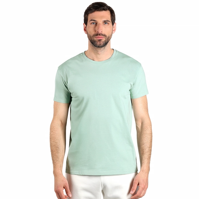 TERRA MEN, majica od organskog češljanog pamuka, 150g/m2, pastelno zelena 3XL