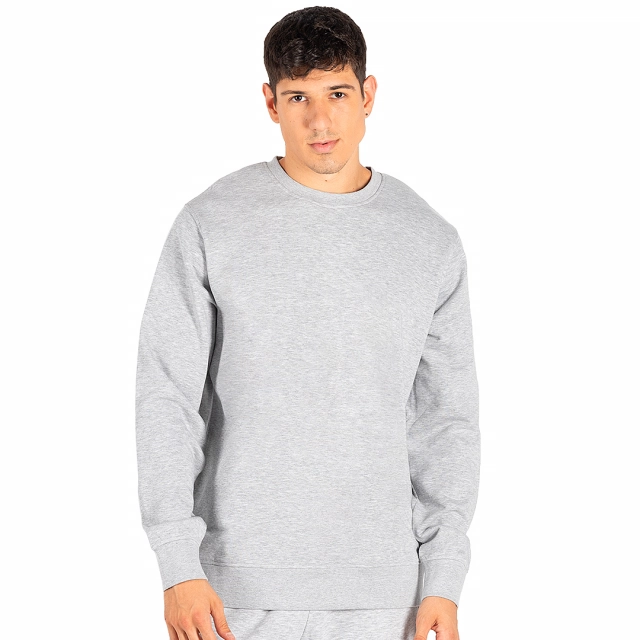 TERRY MEN, dukserica sa okruglim izrezom, 280 g/m2, pepeljasta L