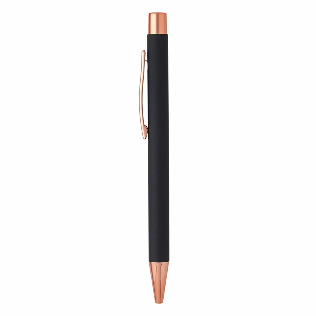 TITANIUM ROSE GOLD, metalna hemijska olovka, plava