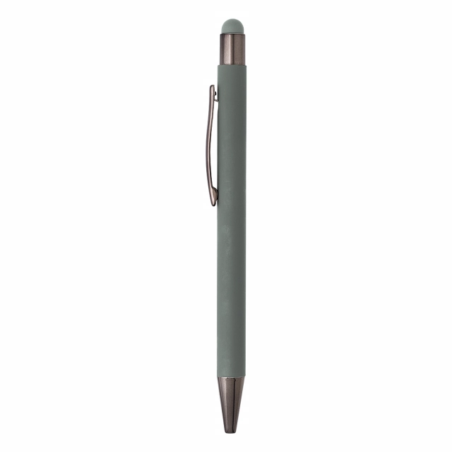 TITANIUM TOUCH COLOR, metalna "touch" hemijska olovka, siva