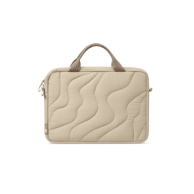 TOMTOC TERRA A28 LAPTOP HANDBAG NATURAL SAND 16" A28F2K2