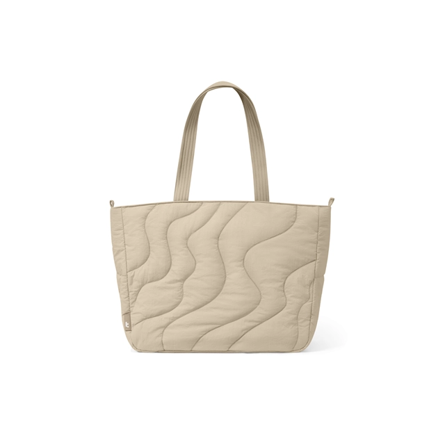 TOMTOC TERRA T38 PUFFY LAPTOP TOTE BAG NATURAL SAND T38M1K2