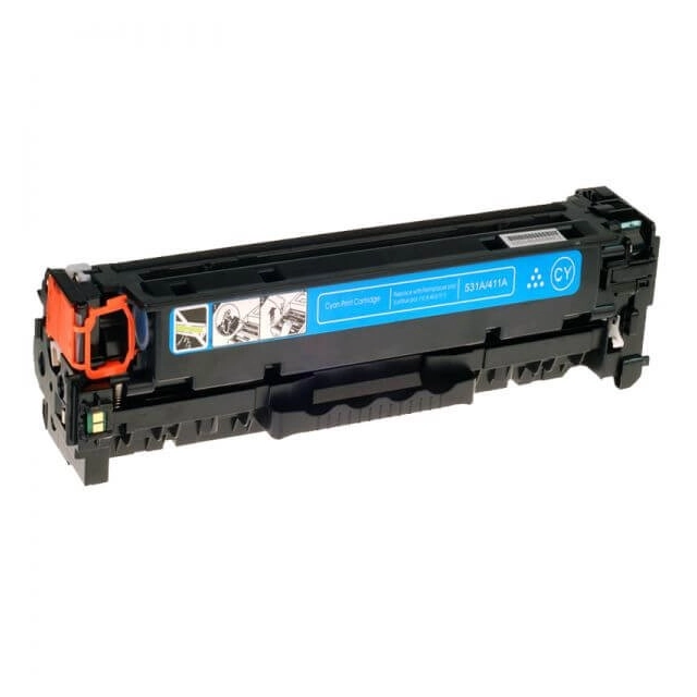 Toner CC531A Printermayin cyan CP2025n/CM2320nf/M351a/M375nw/M451dn/M475dn/M476n