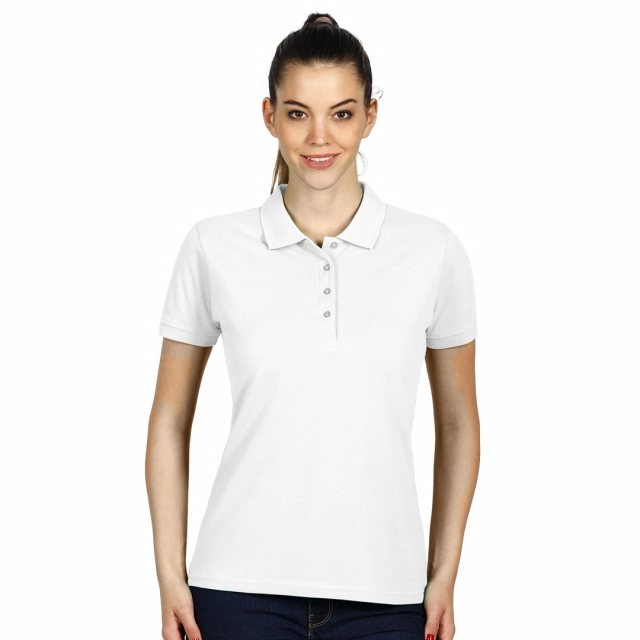 TOP GUN LADY, ženska polo majica, 210 g/m2, bela XL