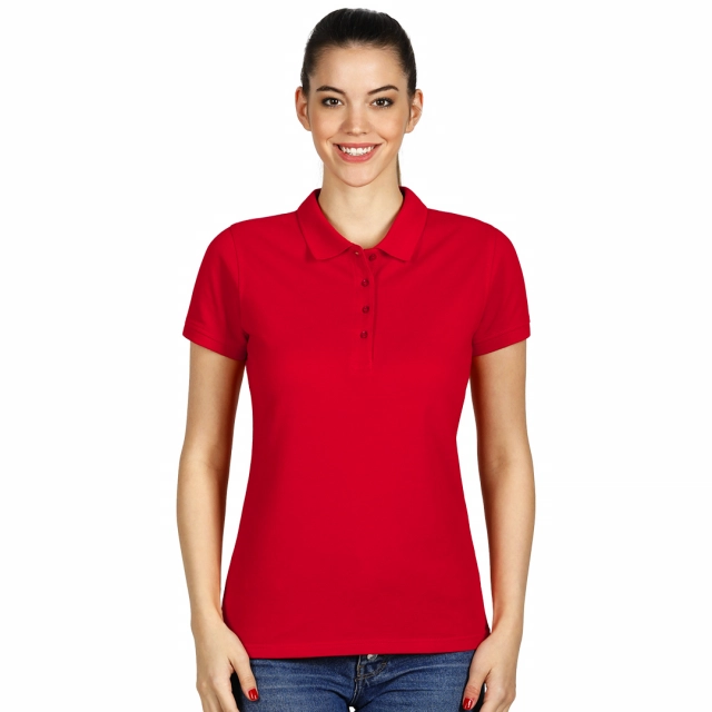 TOP GUN LADY, ženska polo majica, 210 g/m2, crvena XXL