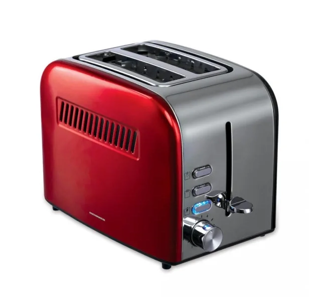 Toster HEINNER HTP-850RDIX 850W/7 nivoa/crvena-inox