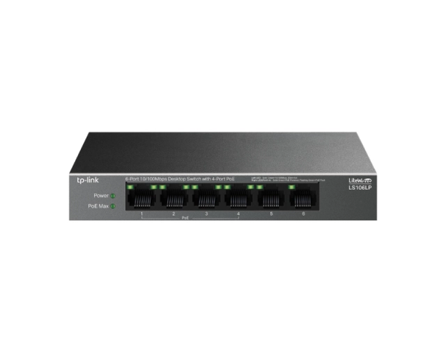 TP-LINK LS106LP 6-port 10/100mbps Desktop switch  second image