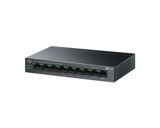TP-LINK LS109P 9-port 10/100Mbps Desktop switch  second image