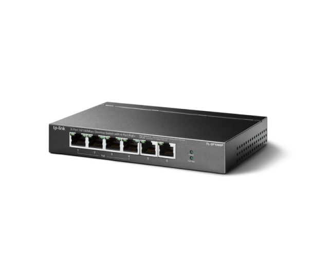 TP-LINK TL-SF1006P PoE switch 6 porta(4 poe+2)  second image