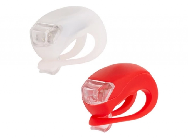Treptač silicone prednji + zadnji    sa dve super svetle diode