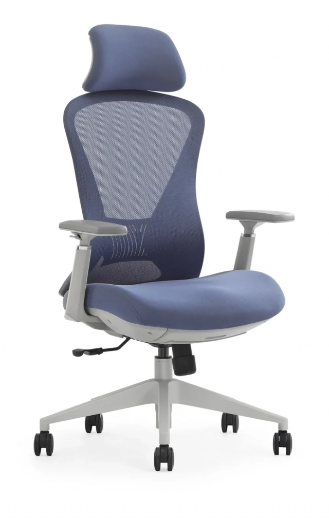 UGD Ultra Ergonomska kancelarijska stolica Conference Lite Silver Blue