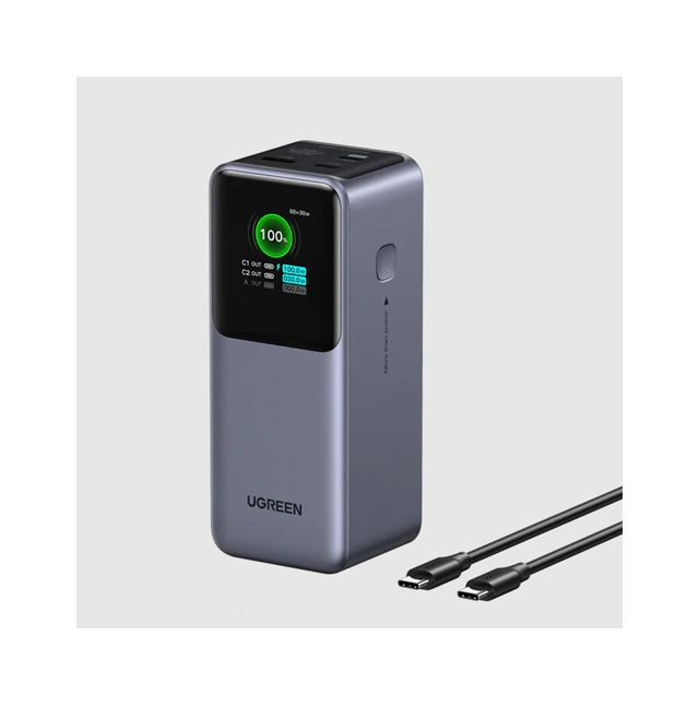 UGREEN 10000mAh Magnetic Wireless Power Bank Space Gray PB561