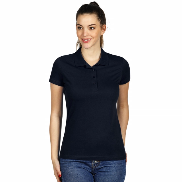 UNA, ženska polo majica, 180 g/m2, plava XXL