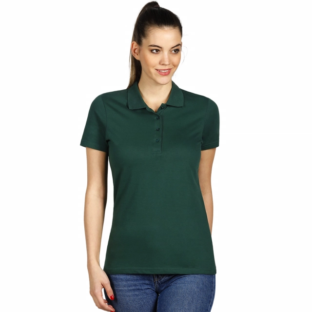 UNA, ženska polo majica, 180 g/m2, zelena M