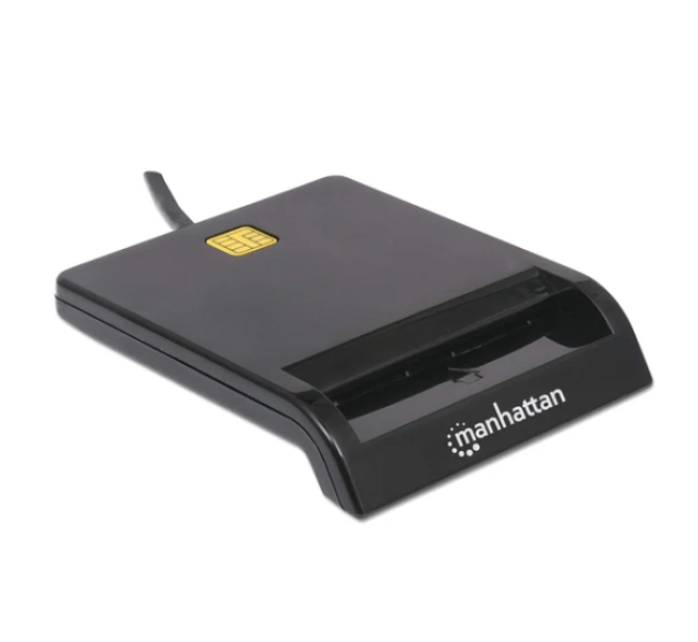 USB smart card reader Manhattan 102049, black second image
