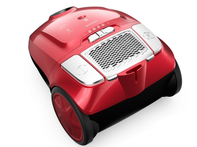 Usisivac TESLA BG200R 800W/sa kesom/2L/crvena