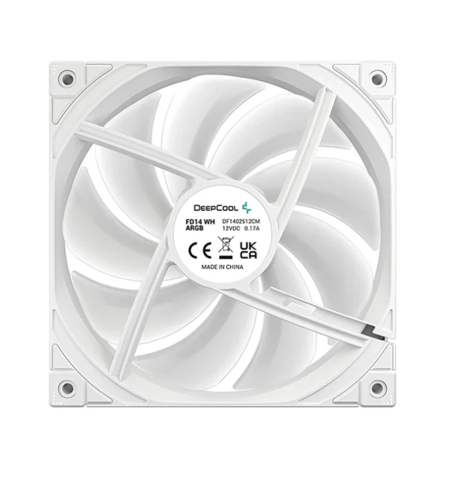 Ventilator 140mm DeepCool FD14 ARGB, R-FD14-WHAPN1-G second image