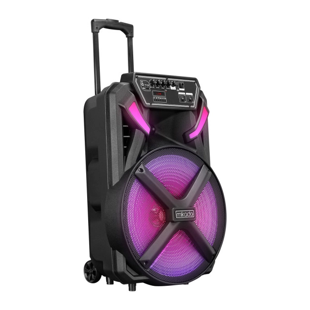 Zvucnik Mikado MD-BT123 30W, USB, Bluetooth, micro SD + mikrofon crni second image